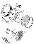 MGB Headlamp Components